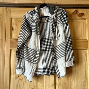 Hooded flannel